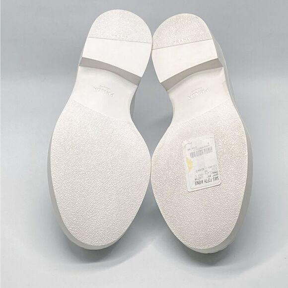 Prada Spazzolato Logo Platform Leather Loafers size 39 - Picture 13 of 14